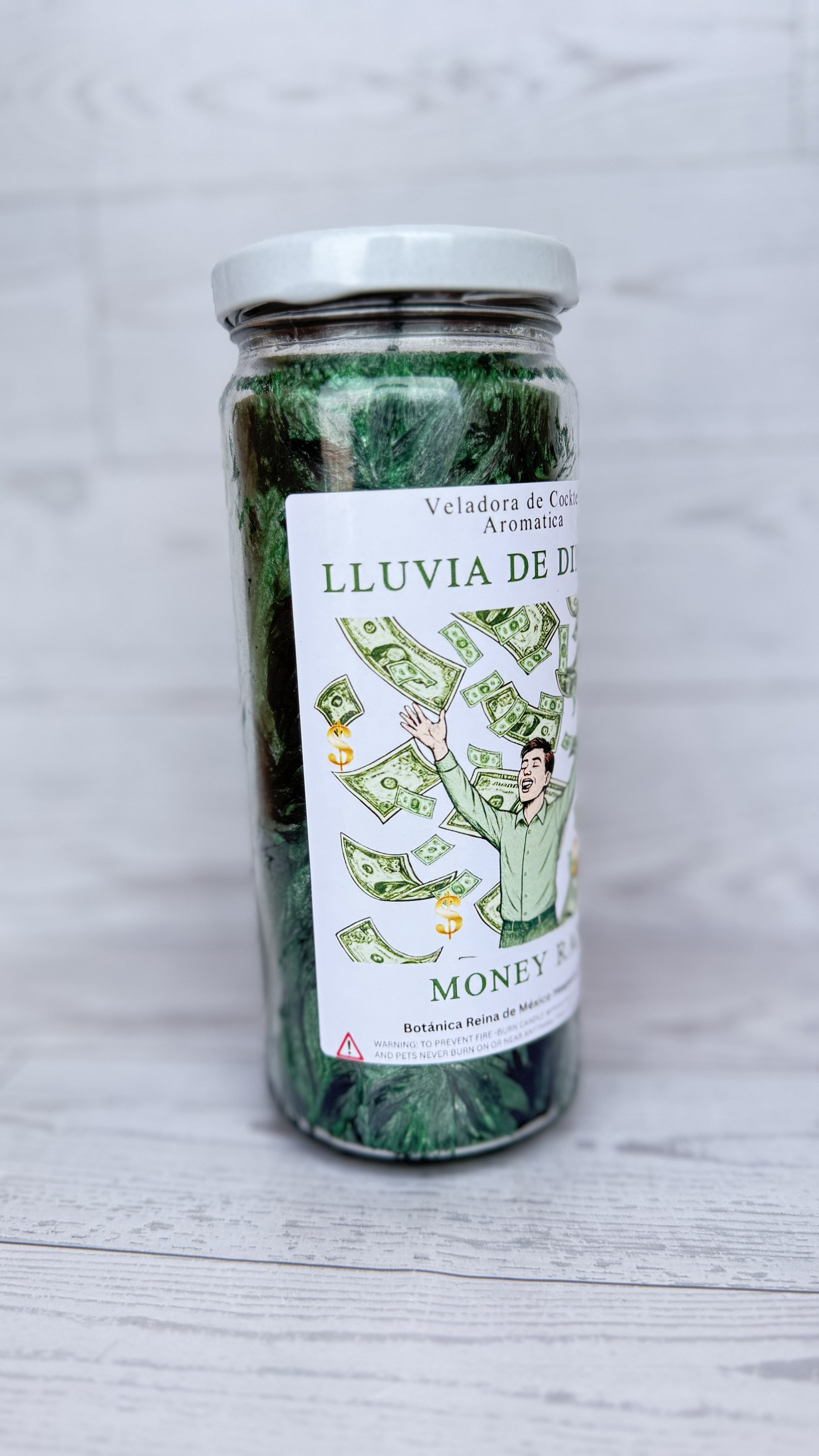 Veladora de Cocktel Lluvia de Dinero /  Candle Money Rain