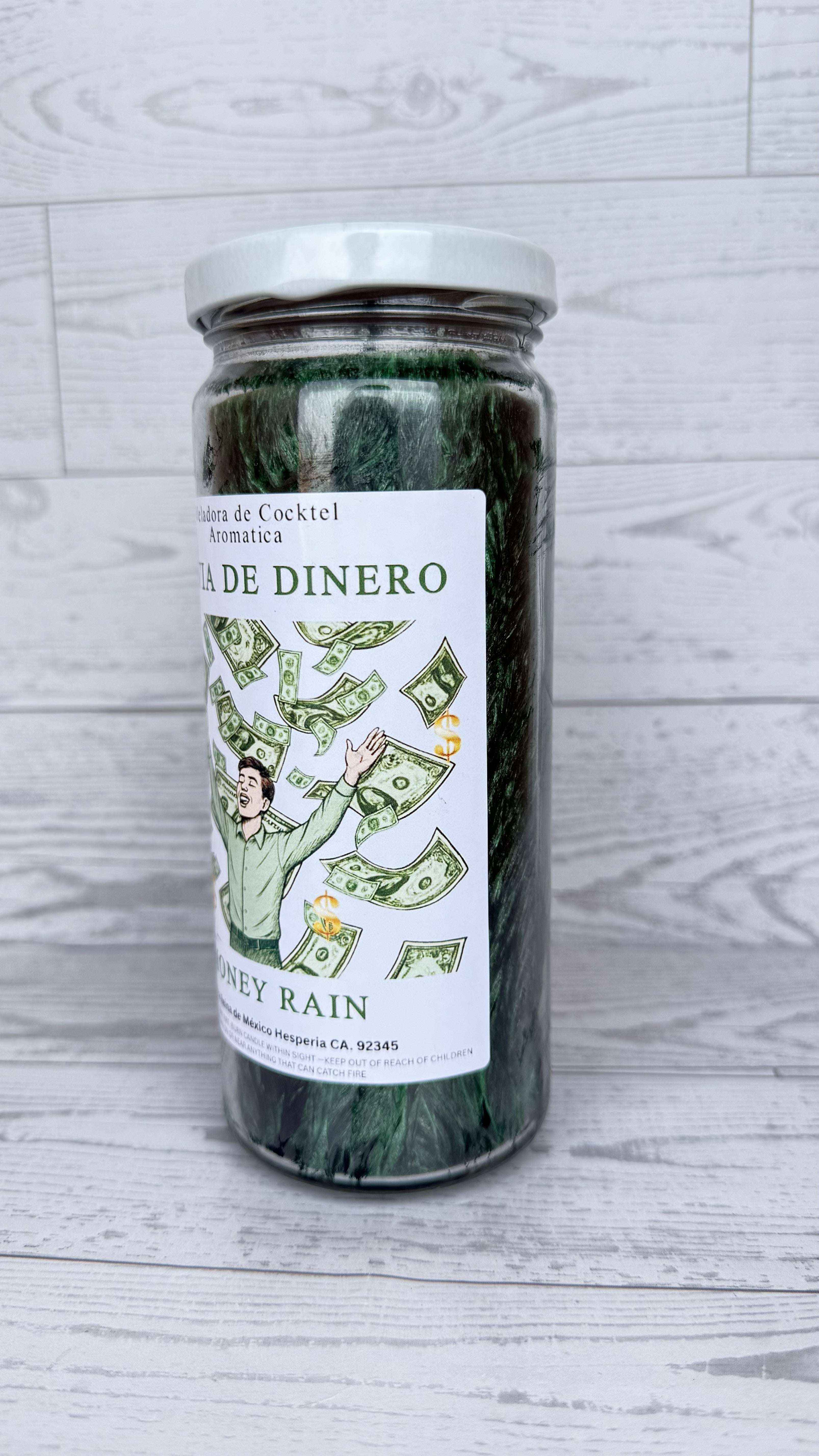 Veladora de Cocktel Lluvia de Dinero /  Candle Money Rain