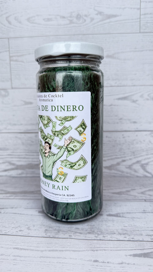 Veladora de Cocktel Lluvia de Dinero /  Candle Money Rain