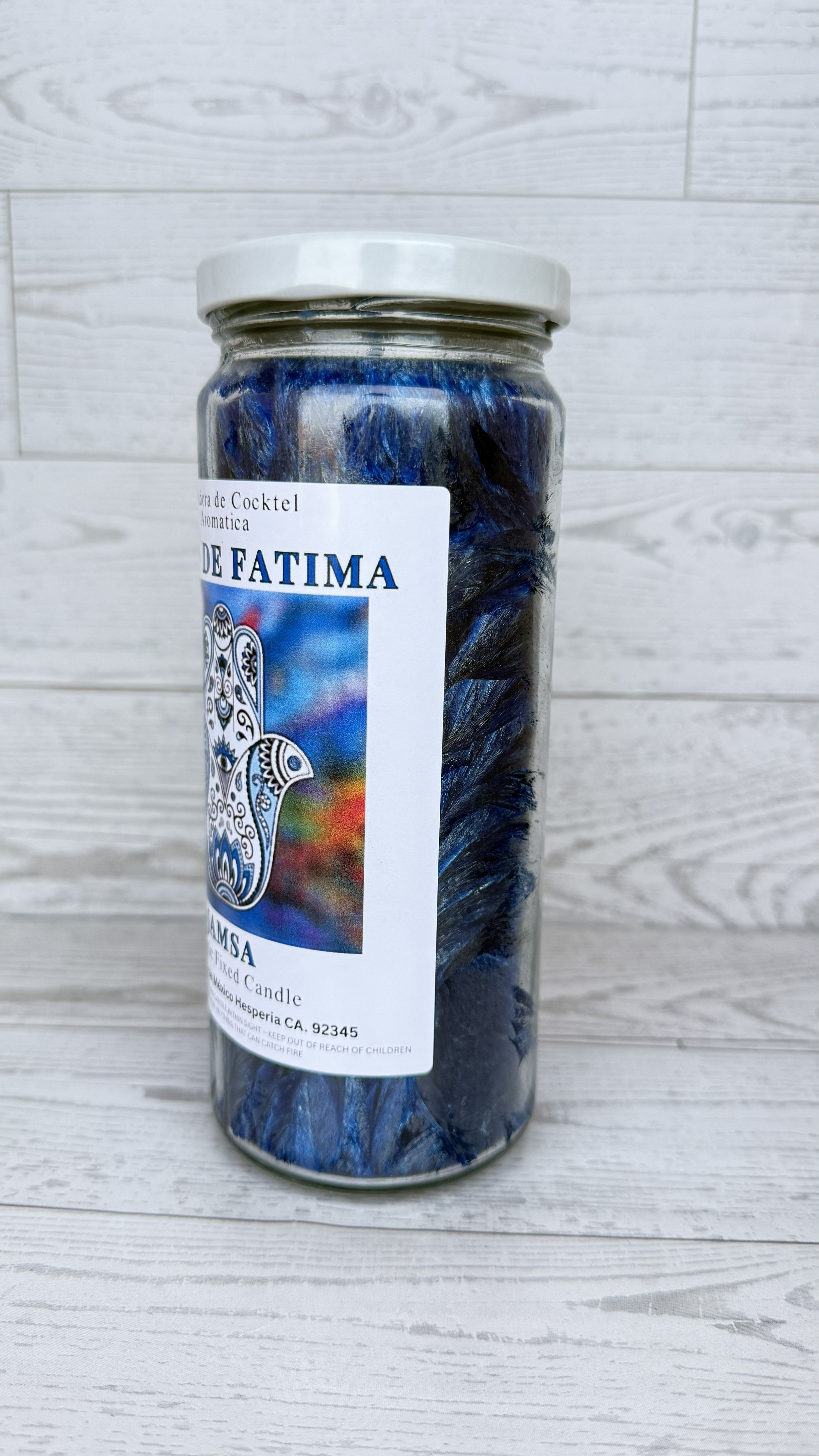 Veladora Mano de Fatima /Jamsa Candle