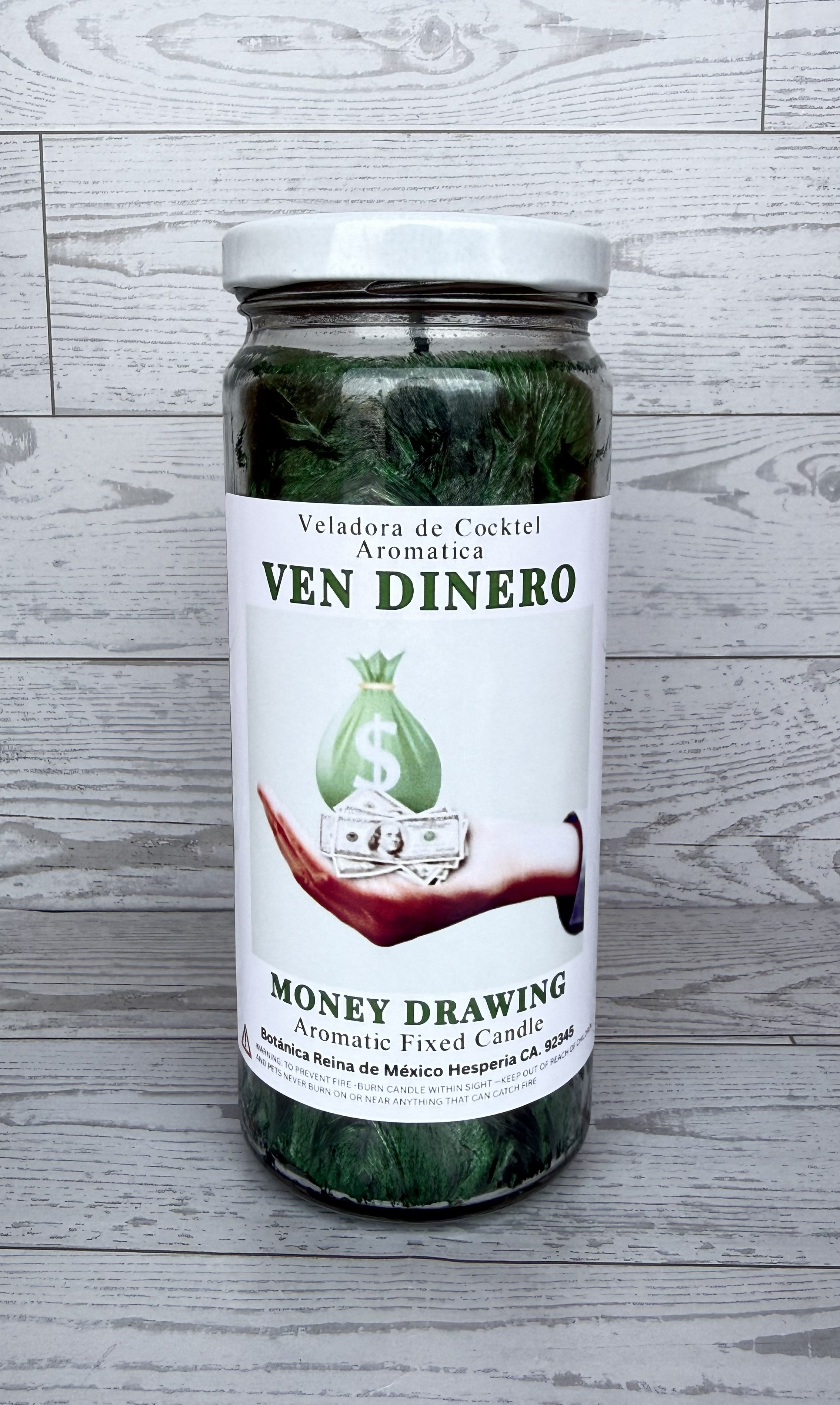 Veladora Ven Dinero / Money Drawing Candle